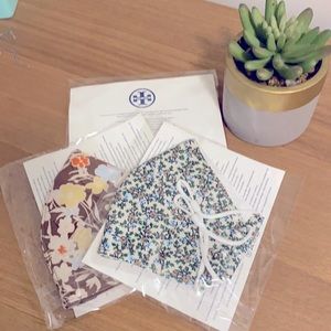 Tory Burch fall design face masks NEW